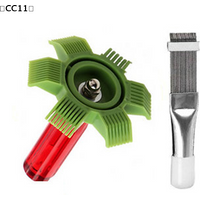 Air Conditioning Fin Cleaning Comb Stainless Steel Fin Straightener Brush Air Conditioner Cleaning Tool〔CC11〕