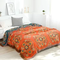 Nordic Decke für Betten Baumwolle Doppelseitige Sofa Abdeckung Sofa Kissen Weiche Decke Freizeit Bettdecke Vier Jahreszeiten Dünne Quilt