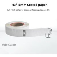 250 Pieces 860-960MHz RFID Tag Self-Adhesive Retail Stickers for Supermarket Retailer Labels