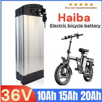 36V Foldable Electric Bicycle Battery 10ah 15ah 20ah Replace Upgrade 1000W, high-power rechargeable lithium-ion Haiba Battery