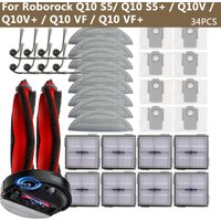For Roborock Q10 S5/ Q10 S5+ / Q10V / Q10V+ / Q10 VF / Q10 VF+ Replacement Main Side Brush Dust Bag Hepa Filter Vacuum Cleaner