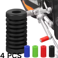 2Pcs Rubber Cover For Motorcycle Gear Shift Shifter Lever Foot Pad Durable use and Easy install Start Foot Pegs Pad Accessories