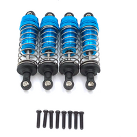 4PCs/1set Metal Front&Rear Universal Shock Absorber for Wltoys 124019 144001 RC Car Upgrade Parts