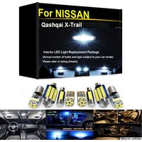 Interior LED Light Kit For NISSAN Qashqai J10 J11 X-Trail T30 T31 T32 2002 2005 2009 2010 2013 2015 2018 2020 Auto Part