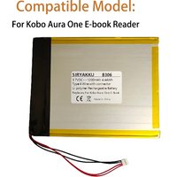 3.7V 1200mAh Rechargeable li Polymer Battery For E-book Reader kobo aura one battery e-ink Batteries