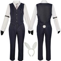 Xavier Cosplay Costume Adult Carnival Uniform Game Love and Deepspacee Xavier Outfit for Halloween Party Masquerade(Navy Blue)
