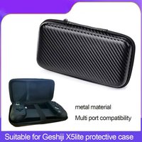 For Gamesir X5 Lite/X5 Mobile Gaming Controller Hard Bag Water Proof Pattern Fiber Carry Carbon Transpor Easy Carrying Travel