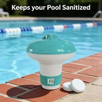 Floating Swimming Pool Chemical Floater Chlorine Bromine Tablets Floating Dispenser