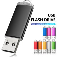 High Speed Colorful Usb Flash Drive 2.0 Metal Pendrive 32gb 16gb 1gb 64gb Pen Drive Memoria Usb Photography Gifts Memory Disk
