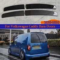Two-piece Rear Roof Spoiler Wing For Volkswagen Caddy 2005-2018 Barn Doors Rear Trunk Spoiler Splitter Cap Tuning Accessories