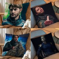 cool Soldier Boy movie Homelander Cushion Cover Suitable For Sofa Car Bedroom Office Cushions Decorative Pillow Case
