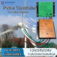 Kontroler ładowania MPPT PMW 3000W 12V 24V 48V do energii wiatrowej i słonecznej, generator turbiny wiatrowej 5KW, panel słoneczny 2000W do akumulatorów litowych i kwasowo-ołowiowych