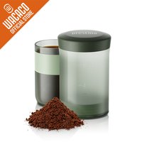 WACACO Prestina, przenośny ekspres do kawy typu French Press All-in-1, składany ręczny zaparzacz do kawy na kemping, wędrówki i podróże, łatwy w czyszczeniu.