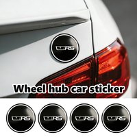 For Skoda 4PCS 56mm Car Logo Wheel Center Sticker Rim Caps Hub Cover Decal VRS Octavia 1 2 3 A7 A5 Fabia Rapid Superb Yeti