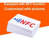 Customized NFC color chip card, card access card, smart card, blank card, work card