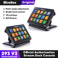 Mirabox 293S V3 Stream Deck macropad Creative Controller Streamdeck Deck Dock Macro Keypad Visual Desktop Console Stream Desk
