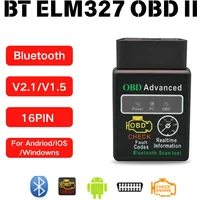 Bluetooth ELM327 OBD2 Car Code Reader Scanner V1.5 Fault Detector Check Engine Automotive Diagnostic Tools For iOS/Android/PC