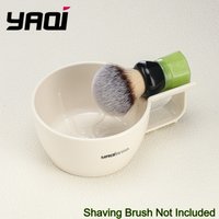 YAQI High Quality White/Blue/Black/Gray/Green Color Plastic Shaving Bowl for Men High Quality Shaving Brush