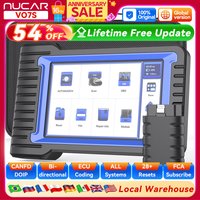 MUCAR VO7S VO7 Professional Car Diagnostic Tools CANFD Obd2 Scanner Auto Diagnosis Tool ECU Coding Bidirectional 28 Resets Free