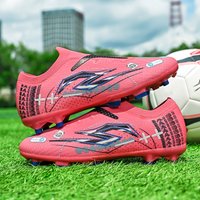 AG FG Field Football Boots Breathable PU Fabric Upper TPU Anti-slip Outsole Durable Comfortable for Teenagers Training