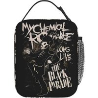 My Chemical Romance 2025 Black Parade Tour Insulated Lunch Bag Thermal Meal Container Tote Lunch Box Girl Boy School Travel
