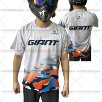 AliExpress NONE Giant MTB jersey DH motocross downhill sweatshirt Enduro long-sleeved jersey BMX mountain bike short-sleeved shirt Giant jersey