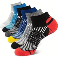 AliExpress NONE 12Pairs Men's Athletic Socks Ankle Running Cycling Honeycomb Design Waist Firm Sports Leisure Gifts High Quality