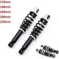 1 Pair 220mm/200mm/180mm/160mm Rear Spring Shock Absorber Suspension For E-Bike Electric Harley Scooter Bicycle Bike Motorbike