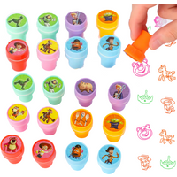 12PCS Toy Story Stamps Pack Cartoon Self-Ink Stamps Woody Buzz Lightyear Kids Party Favors Decor for Scrapbooking & Crafts