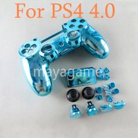 1set for PS4 Pro Housing Shell Cover Plating Chrome Case For PlayStation 4 Pro 4.0 Slim Controller JDS040 JDM040