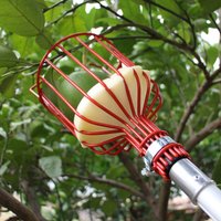 Metal/Plastic Fruit Picker Head Without Pole Fruit Collector Harvest Picking Apple Citrus Pear Garden Hand Tools