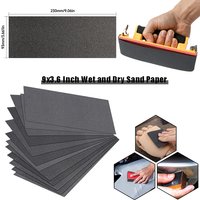 10/20/50 Pcs/Set Sandpaper Wet/Dry Sand Paper Polishing 60-5000 Grit Sanding Paper Abrasive Tools Car Metal Plastic Polishing