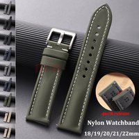 18mm 19mm 20mm 21mm 22mm Sailcloth Watch Band Nylon Strap Business for Omega Quick Release Bracelet Waterproof Sport Wristband