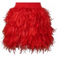 Chicken Feather Skirt Short Irregular Stage Performance Costume Street Style Show Outfit