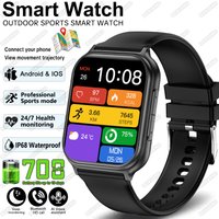 New Bip 6 Pro Smart Watch Outdoor Sports Fitness Men IP68 Waterproof Heart Rate Sleep GPS Track Bluetooth Call Smartwatch Women