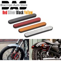 Bracingo Universal Motorcycle Leg Reflective Sticker Warning Tape Front Rear Reflector Fit For Harley Yamaha Suzuki Honda