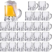 Tasse à bière Shot, Mini verres à bière, petits verres de dégustation, tasses à jus de whisky, anniversaire, barbecue, Festival de bière, fournitures pour enterrement de vie de jeune fille