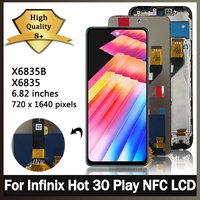 Hot 30 Play Display Screen For Infinix Hot 30 Play NFC LCD X6835 X6835B Display Touch Screen Digitizer Assembly