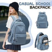 Large Capacity School Backpack, Lightweight City Daily Commuting Backpack for Men Women's Casual Backpack, Youth Laptop Backpack