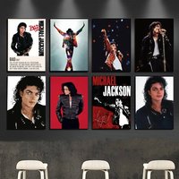 Singer Michael Jackson Poster Picture Canvas Painting Wall Art Home Decoration Print For Living Room Decor