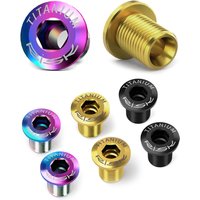 AliExpress RISK 4pcs M8x10mm Titanium Road Bike Gear Fixing Bolts Chainwheel Crankset Screw for SHIMANO DURA-ACE/ ULTEGRA/ 105 Road Bicycle