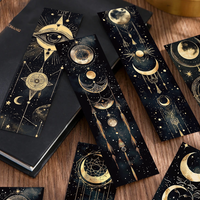 30/60/120pcs cosmic star bookmarks student office supplies reading books book page labeling paper card DIY creative gift