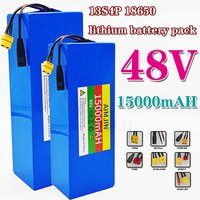 13S4P 48V 15Ah 18650 lithium battery pack 54.6V built-in BMS,used as a backup battery for outdoor power tools