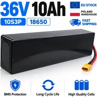 Akku für Elektroroller KUGOO S1 S2 S3, 36V 10Ah 10000mAh 10S3P 500W, wiederaufladbares 18650-Lithium-Ionen-Paket mit integriertem BMS, lange Lebensdauer, Ersatzteil für E-Scooter, schneller Versand