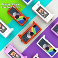 Cute Cat Silicone Case For Kodak Charmera Keychain Camera 4 Colors Scratch-Proof Protective Cover