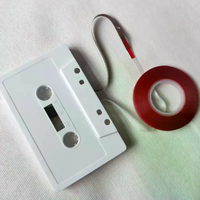 Red 1/8″ Cassette Splicing Tape Recorder Leader Tape Tape Joint Replacement Base Special Tape