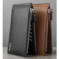Men's Large-Capacity Long-Length Wallet Multi-Functional Multi-Slot Ultra-Thin Card Bag Casual Fashion Portable Business Wallet