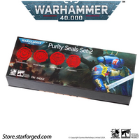 Starforged Genuine Warhammer 40K Game Peripheral Badge Space Marines Purity Seal Set 2 Brooch Boys Gifts Collection Accessories