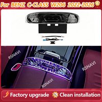 64 Colours Crystal Saddle Lamp For Mercedes Benz C-Class W206 GLC X254 2022-2026 Interior Ambient Light Original Car Upgrade Par