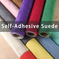 50x140cm Self Adhesive Suede Wrap Fabric Faux Suede Leather for Car Interior Dashboard Modification Sofa Repair Velvet Sticker